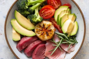 Zdrowy jadłospis dieta ketogeniczna z niskimi węglowodanami