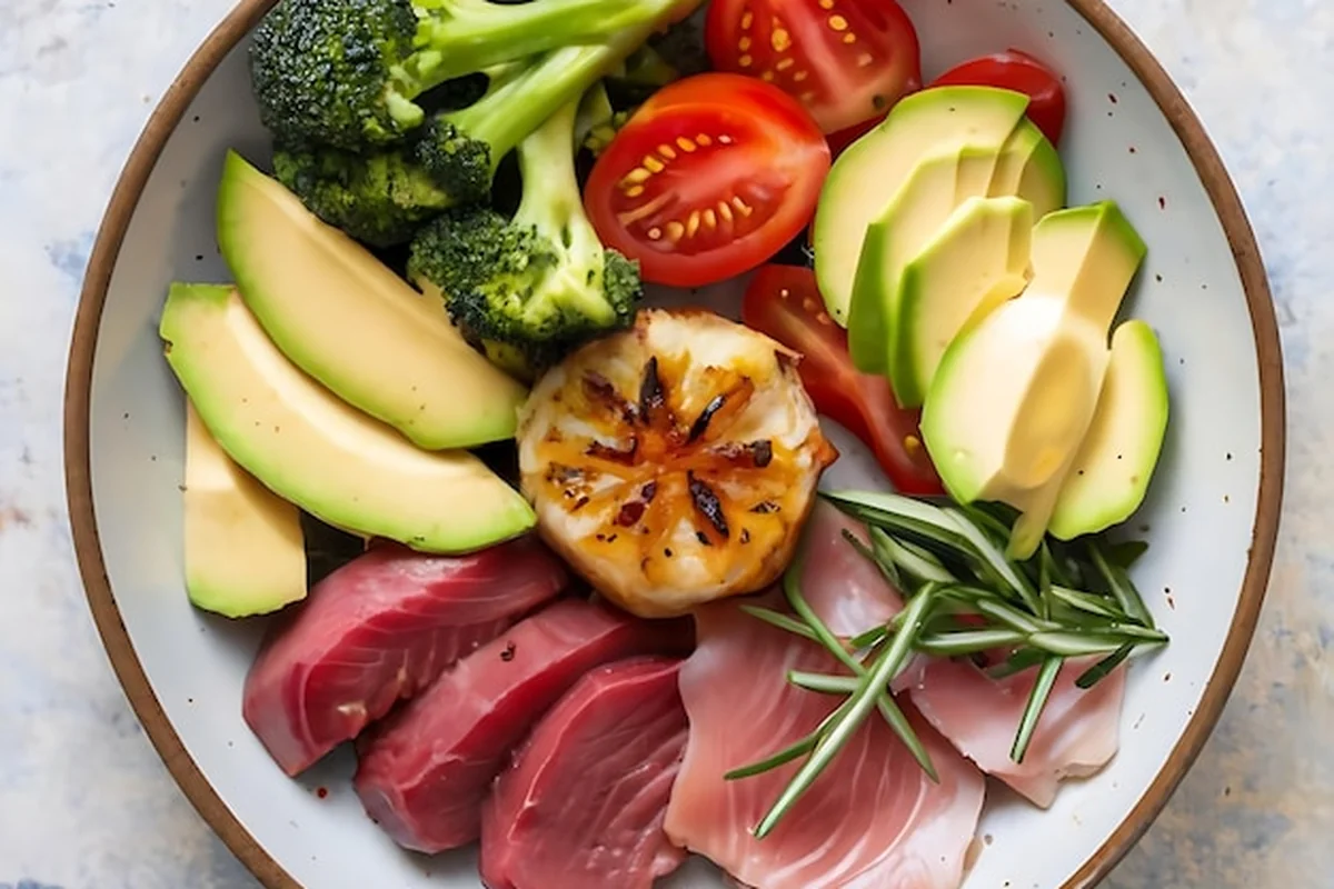 Zdrowy jadłospis dieta ketogeniczna z niskimi węglowodanami